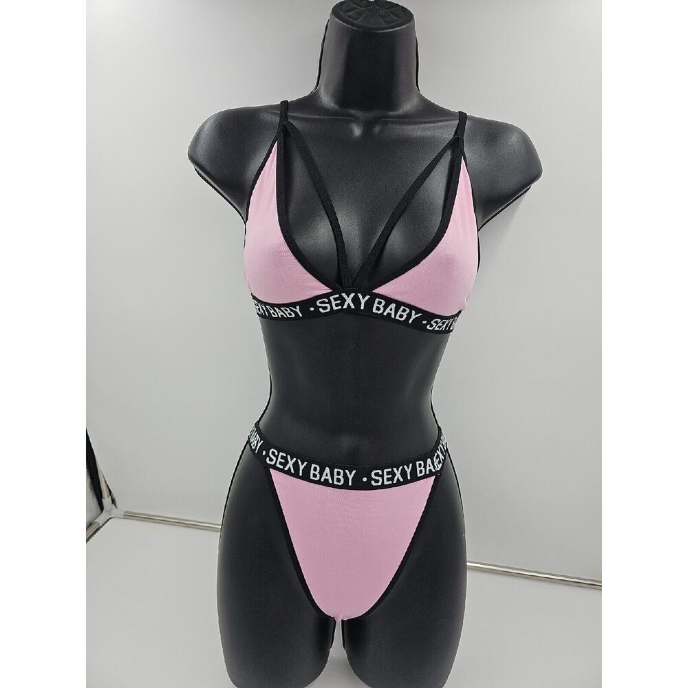 Sexy Baby Bra Sets lingerie Swim G String 6 Sets 6 Colors size large